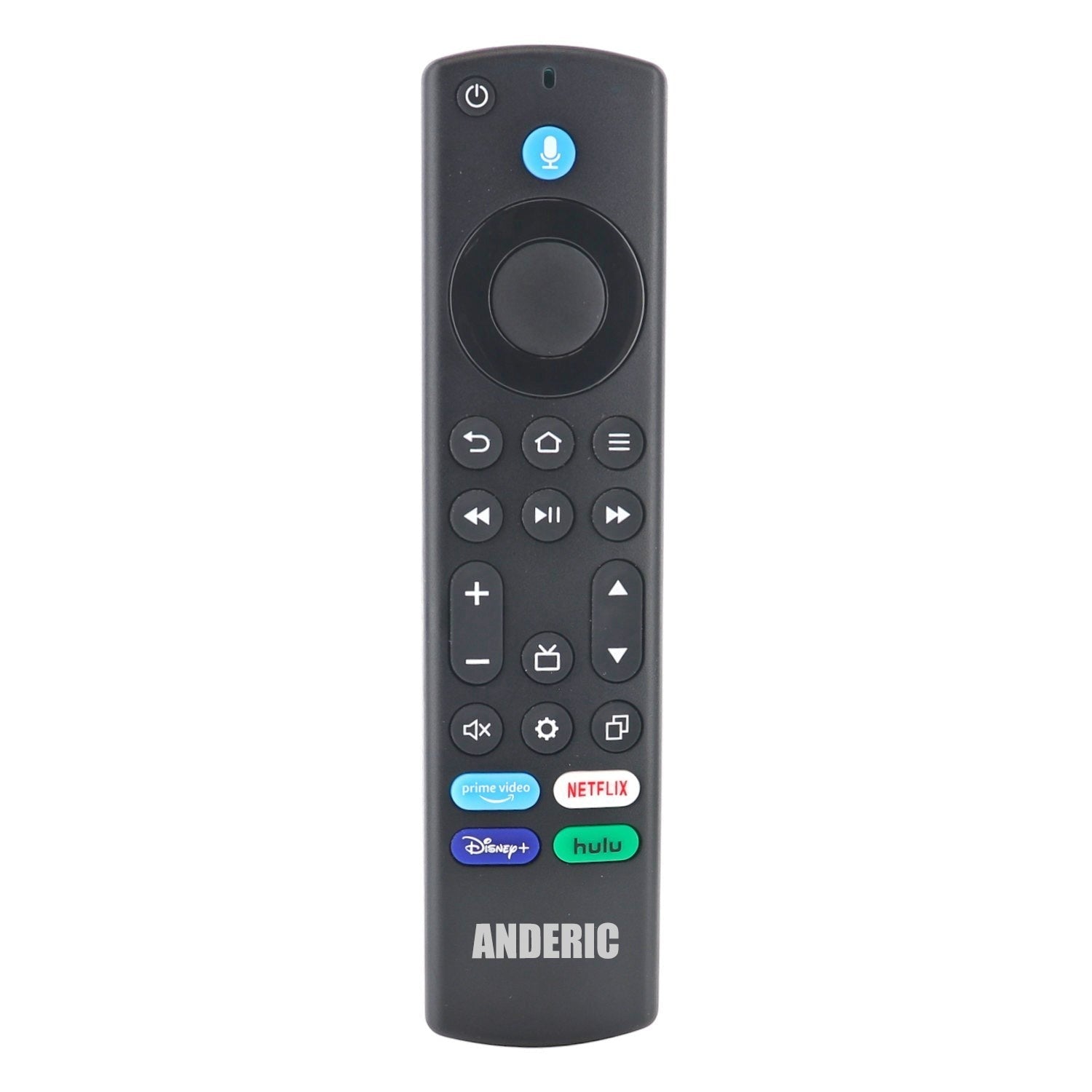 Anderic Substitute For Amazon 3rd Gen / 4k Alexa Voice with TV control Streaming Remote Control [RRF1G1]