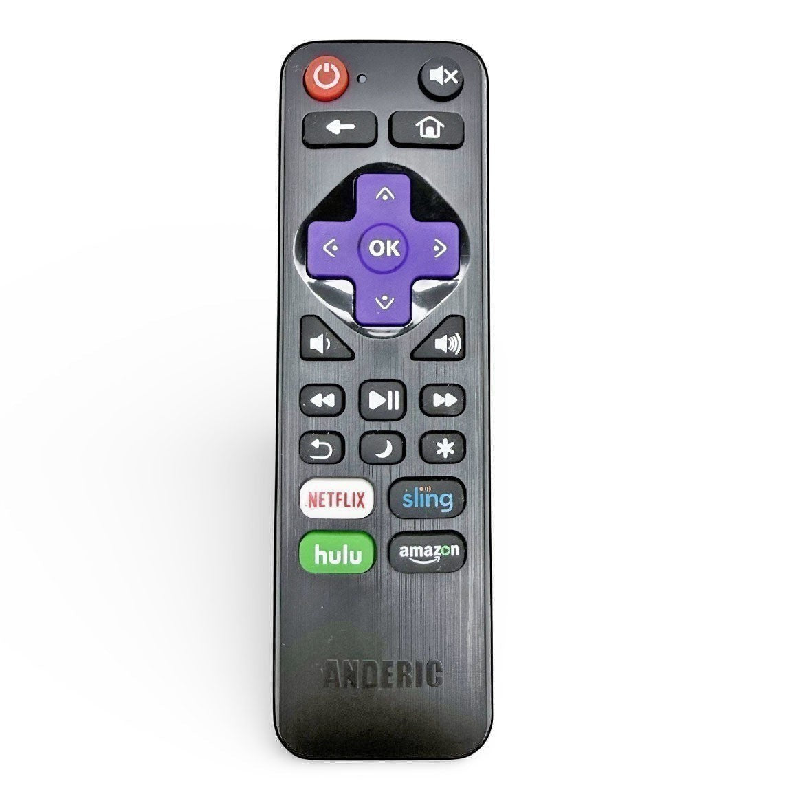 Anderic Substitute for RCA RC-AFIR 2022 ROKU TV Remote Control [RRLF16]