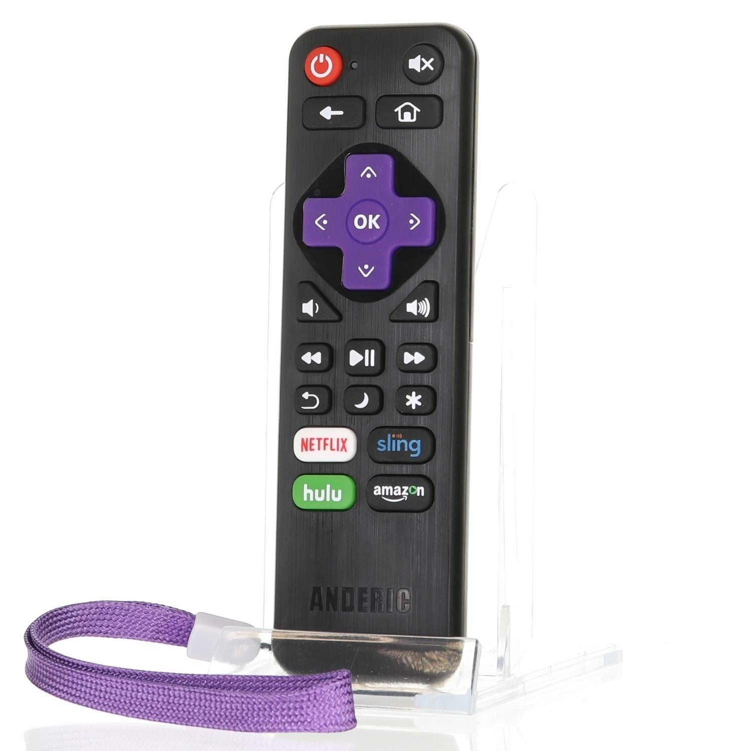 Anderic Substitute for RCA RC-AFIR 2022 ROKU TV Remote Control [RRLF16]