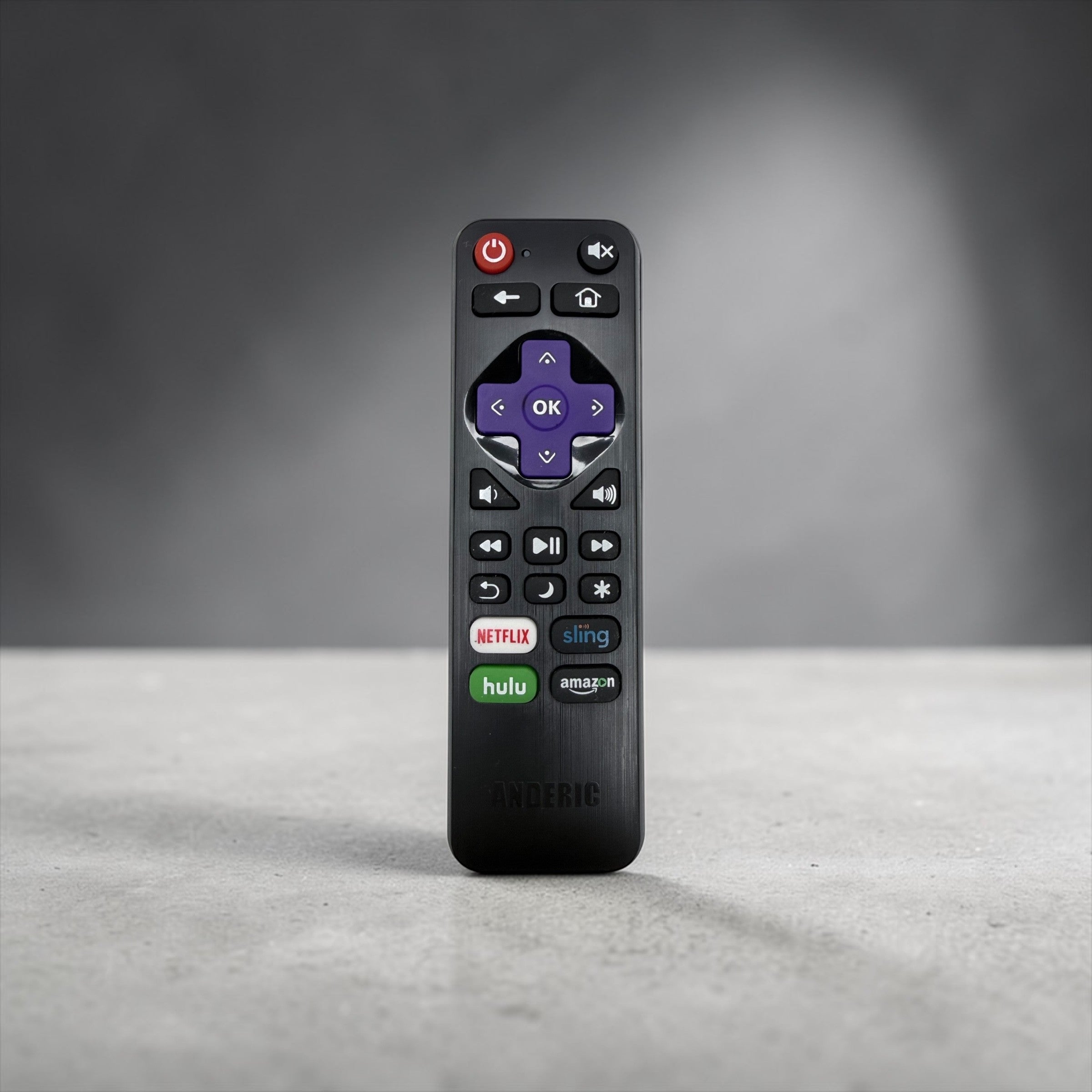 Anderic Substitute for RCA RC-AFIR 2022 ROKU TV Remote Control [RRLF16]